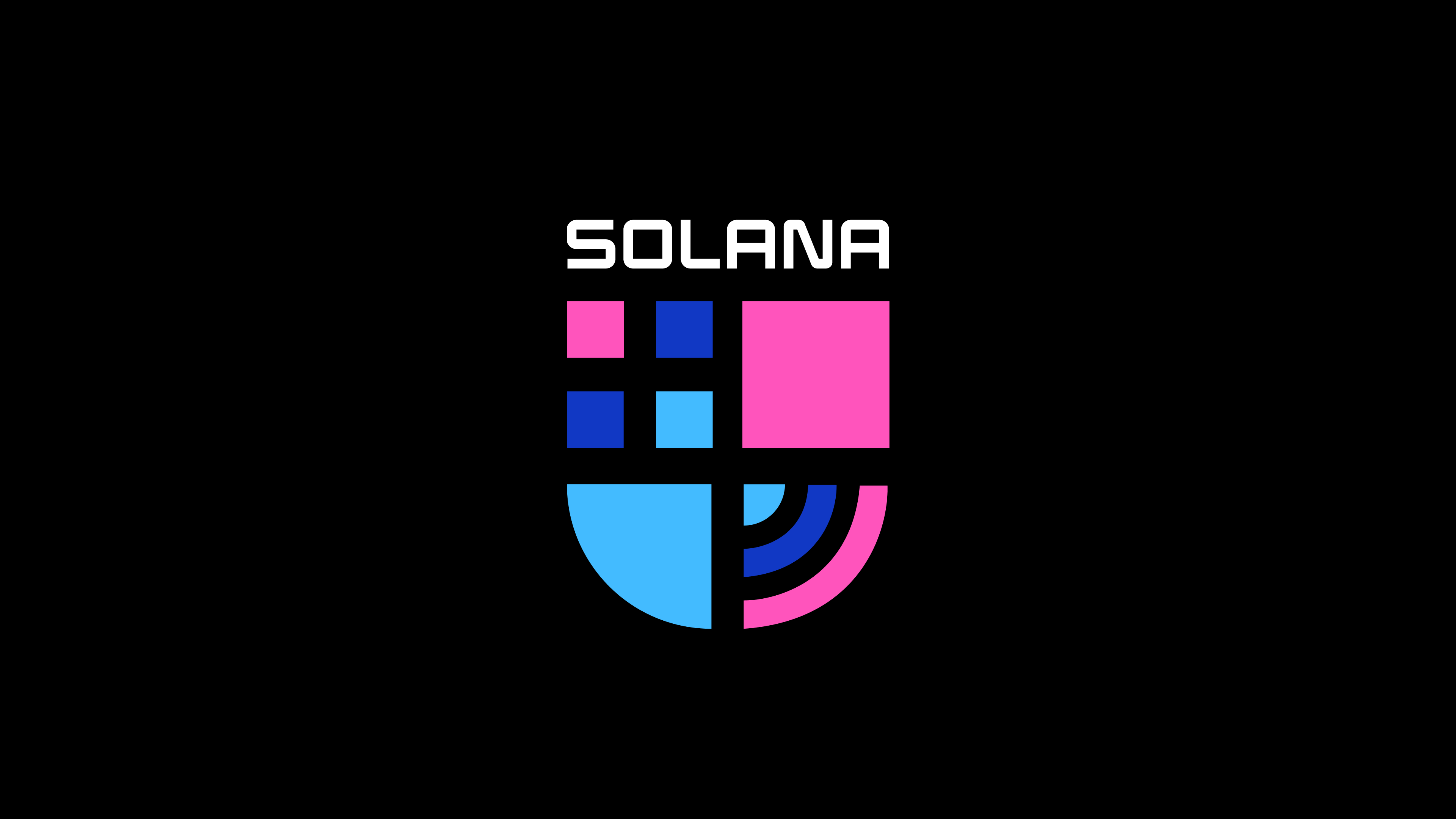 SolanaU typography and logo exploration showing different font treatments
